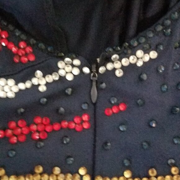 Latin dance competition dress, size S - Picture 10 of 13